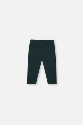 Baby Rib Leggings Jasper Printed Green-0