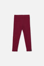 Baby Rib Leggings Reddish-Brown-0