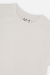 Deux par Deux Heavy Jersey Wide Short Sleeve T-Shirt White