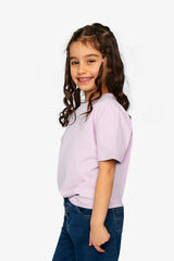 Heavy Jersey Wide Short Sleeve T-Shirt Mauve-2