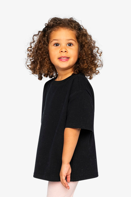Heavy Jersey Wide Short Sleeve T-Shirt Black-2