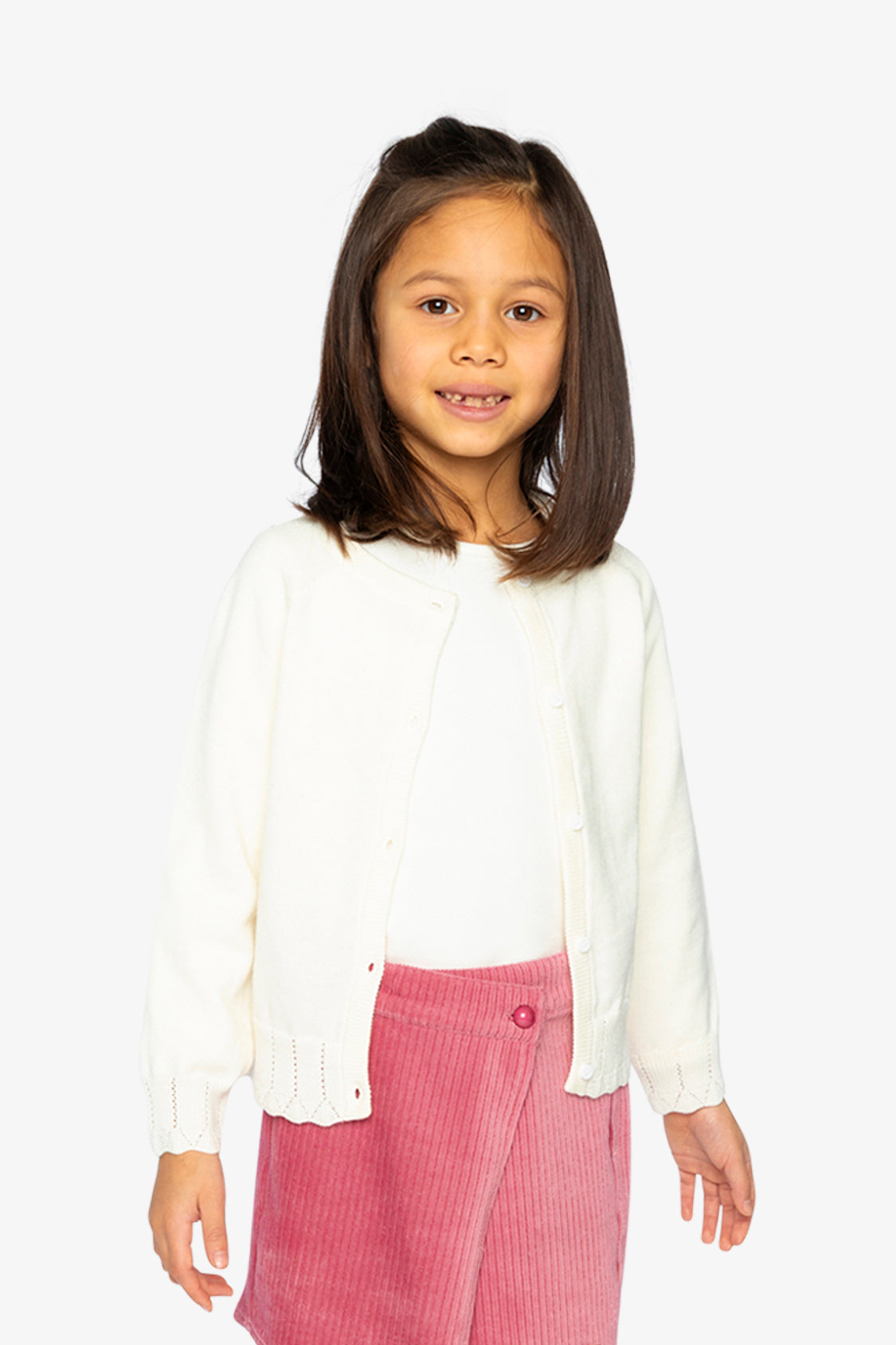 Knit Cardigan Off-White-1