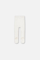 Baby Knit Textured Tights Off-White-1