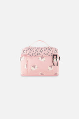 Lunch Box Pink Leopard Print-1