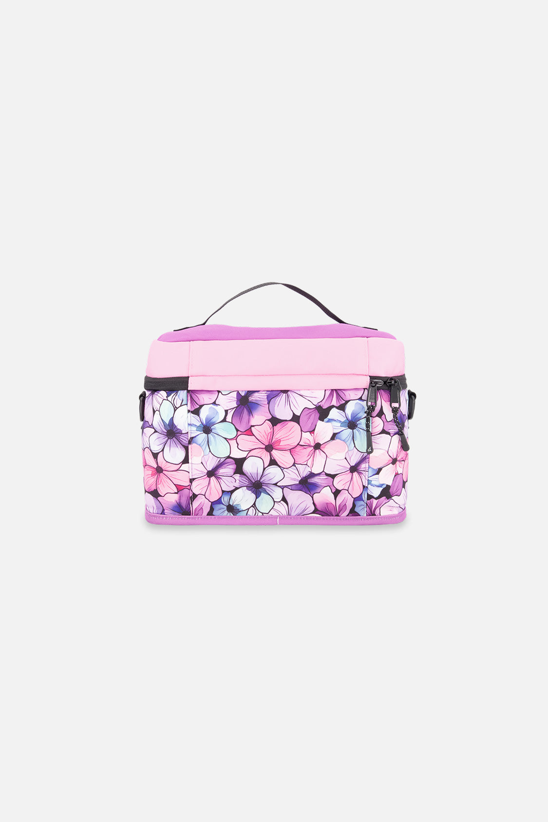 Lunch Box Black Floral Print-1