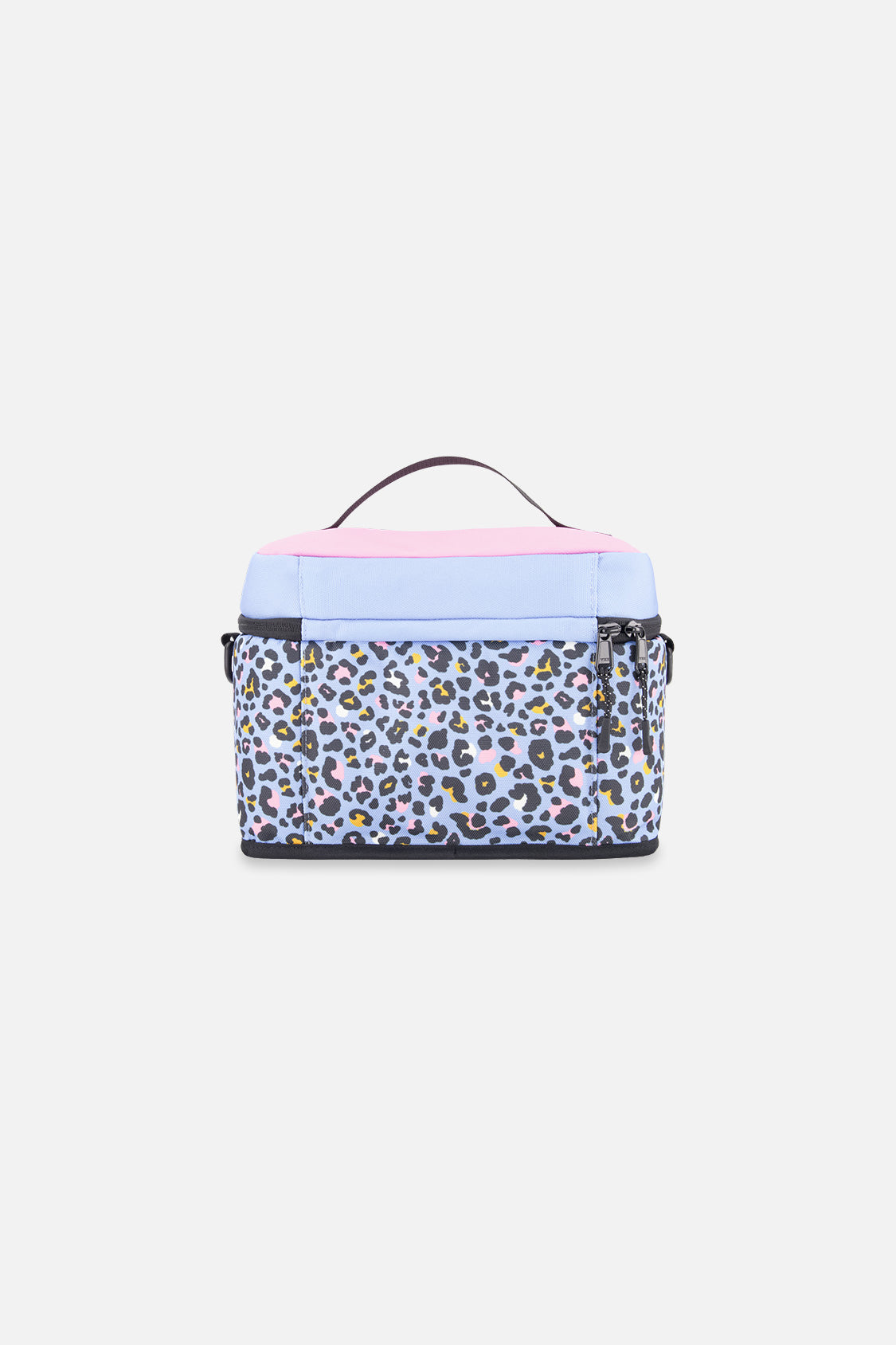 Lunch Box Blue Leopard Print-1