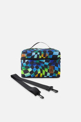 Lunch Box Blue Checkered Print-0