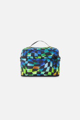 Lunch Box Blue Checkered Print-1