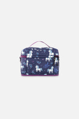 Lunch Box Blue And Purple Unicorn Print-2