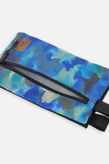Pencil Case Blue And Grey Camouflage-2