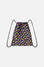 Drawstring Bag Black Printed Gummy Bears-0