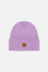 Ribbed Knit Hat Lavender-0
