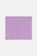 Baby Ribbed Knit Neckwarmer Lavender-1