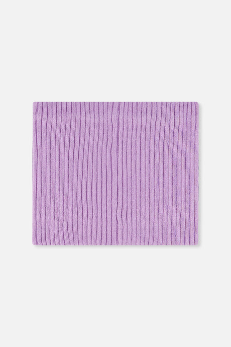 Baby Ribbed Knit Neckwarmer Lavender-1