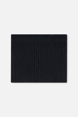 Baby Ribbed Knit Neckwarmer Black-1