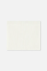Ribbed Knit Neckwarmer Off-White-1