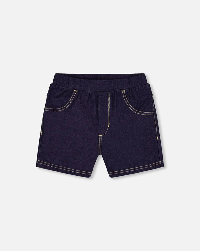 Jegging Shorts Dark Denim Blue | Deux par Deux | Jenni Kidz