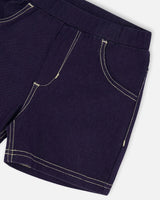 Jegging Shorts Dark Denim Blue | Deux par Deux | Jenni Kidz