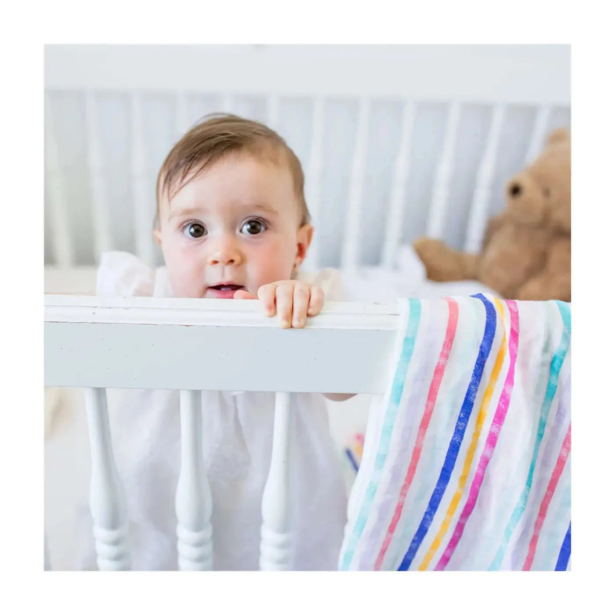 3 pack of bamboo swaddle - garden friends | lulujo