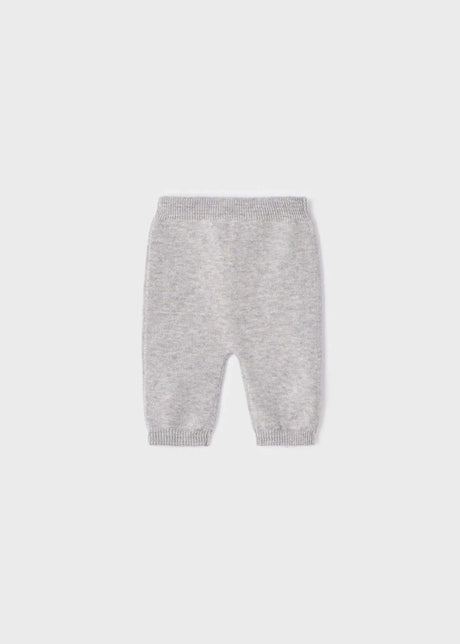 3 piece knitted cotton leggings set newborn girl | mayoral