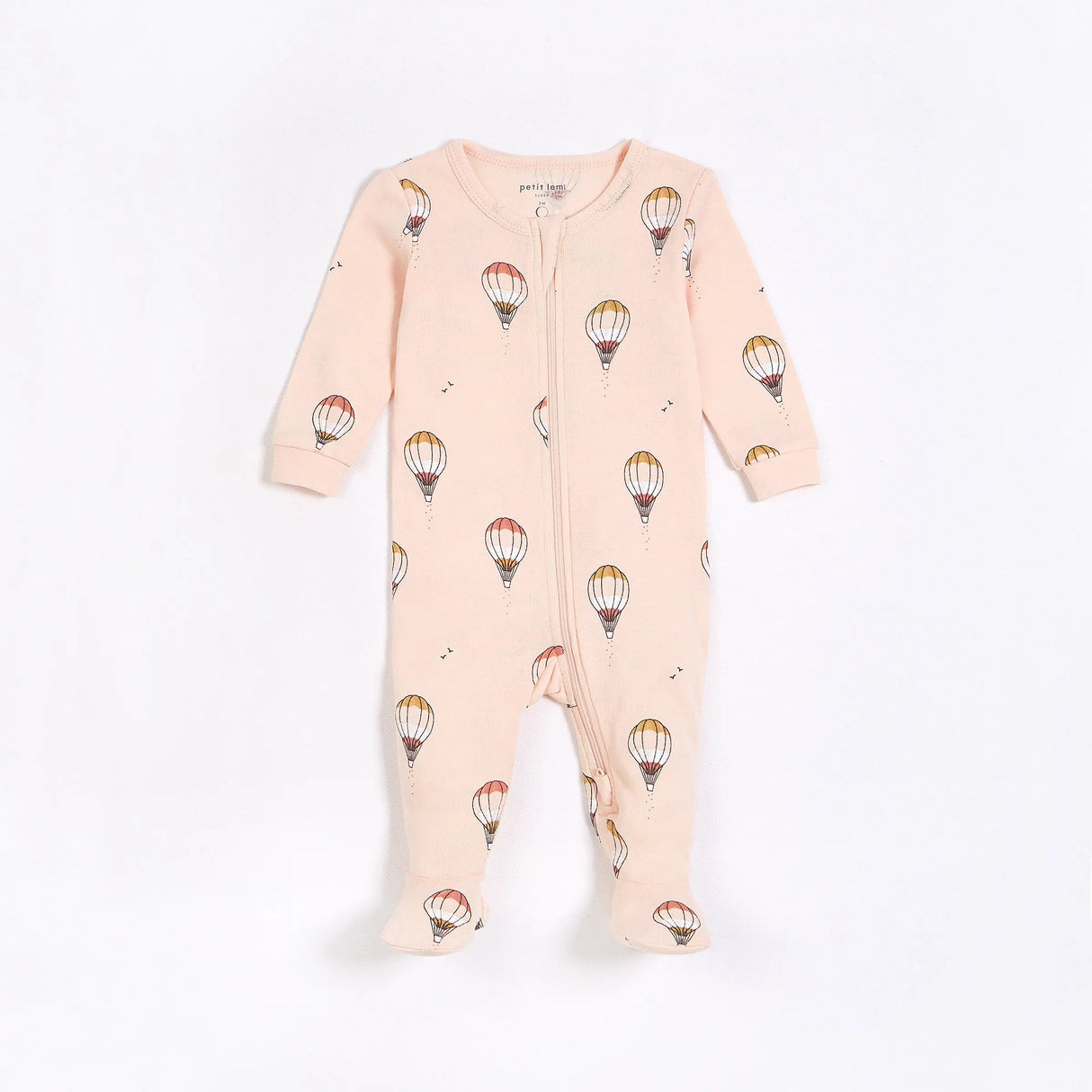 Air Balloon Print on Blush Sleeper | Petit Lem - Jenni Kidz