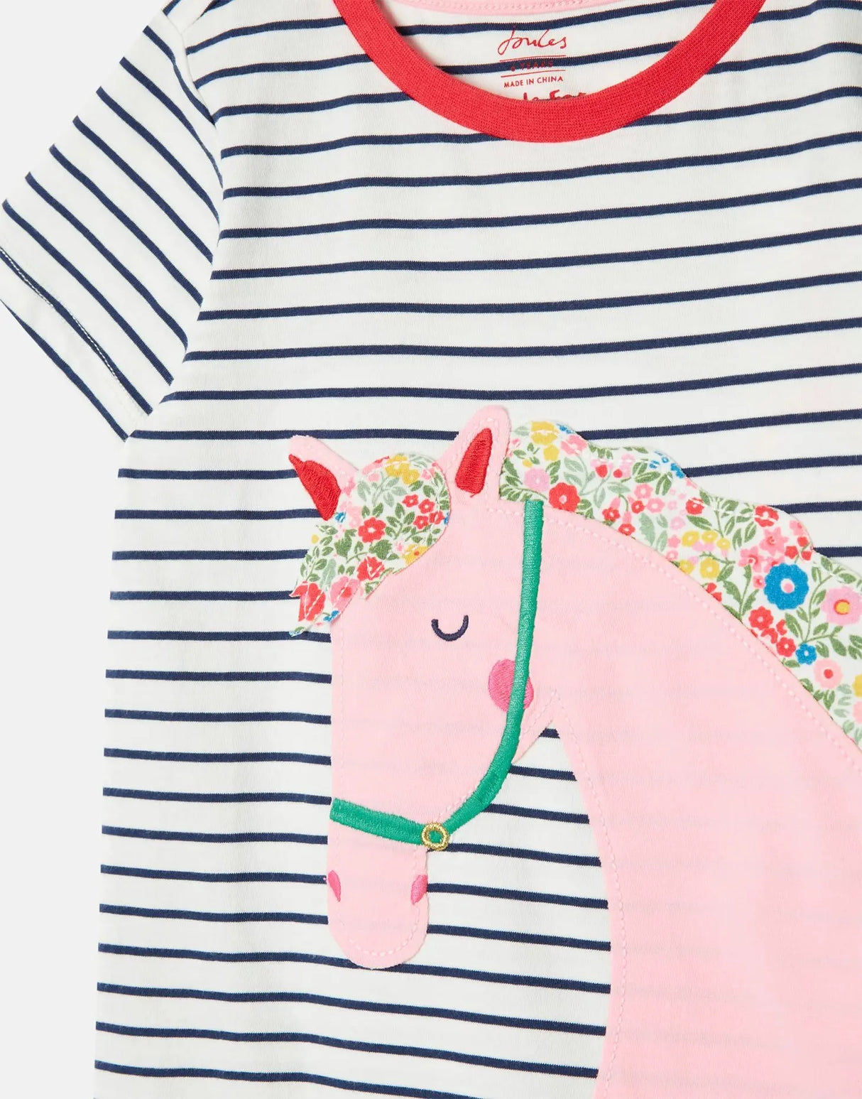 Astra Short Sleeve Applique Artwork T-shirt | Joules - Joules