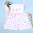 Babeeni Flamingo embroidery baby dress - Jenni Kidz