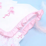 Babeeni Flamingo embroidery baby dress - Jenni Kidz