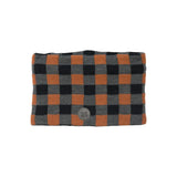 Baby Boys' Knit Necktube With Checked Print | DEUX PAR DEUX - DEUX PAR DEUX