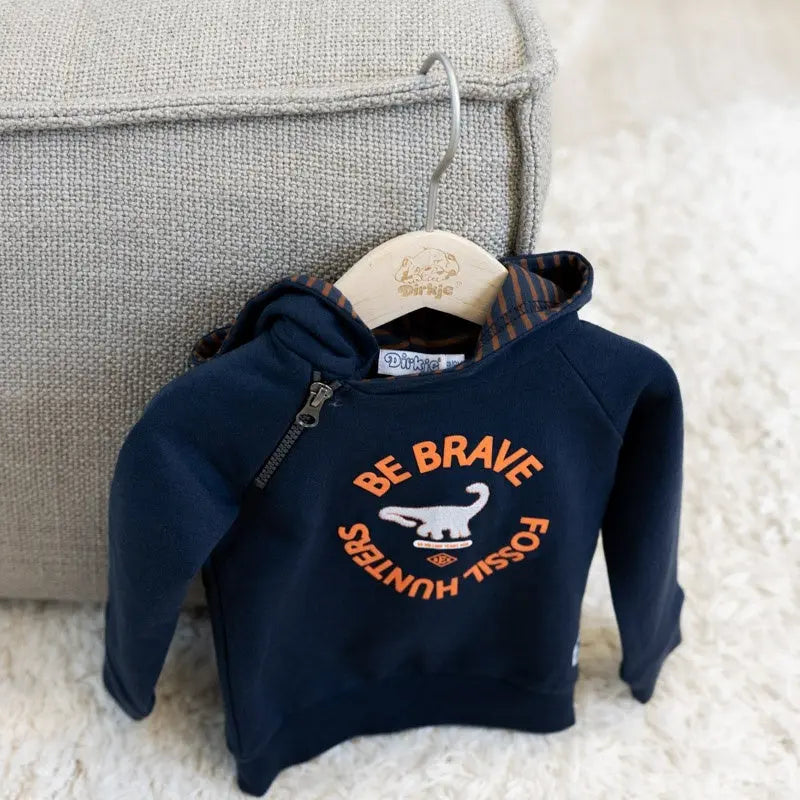 Baby Boys Hoodie Dark Blue | Dirkje - Dirkje