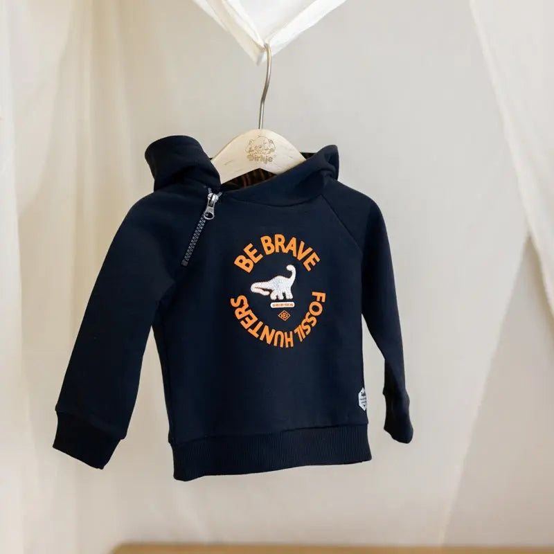 Baby Boys Hoodie Dark Blue | Dirkje - Dirkje