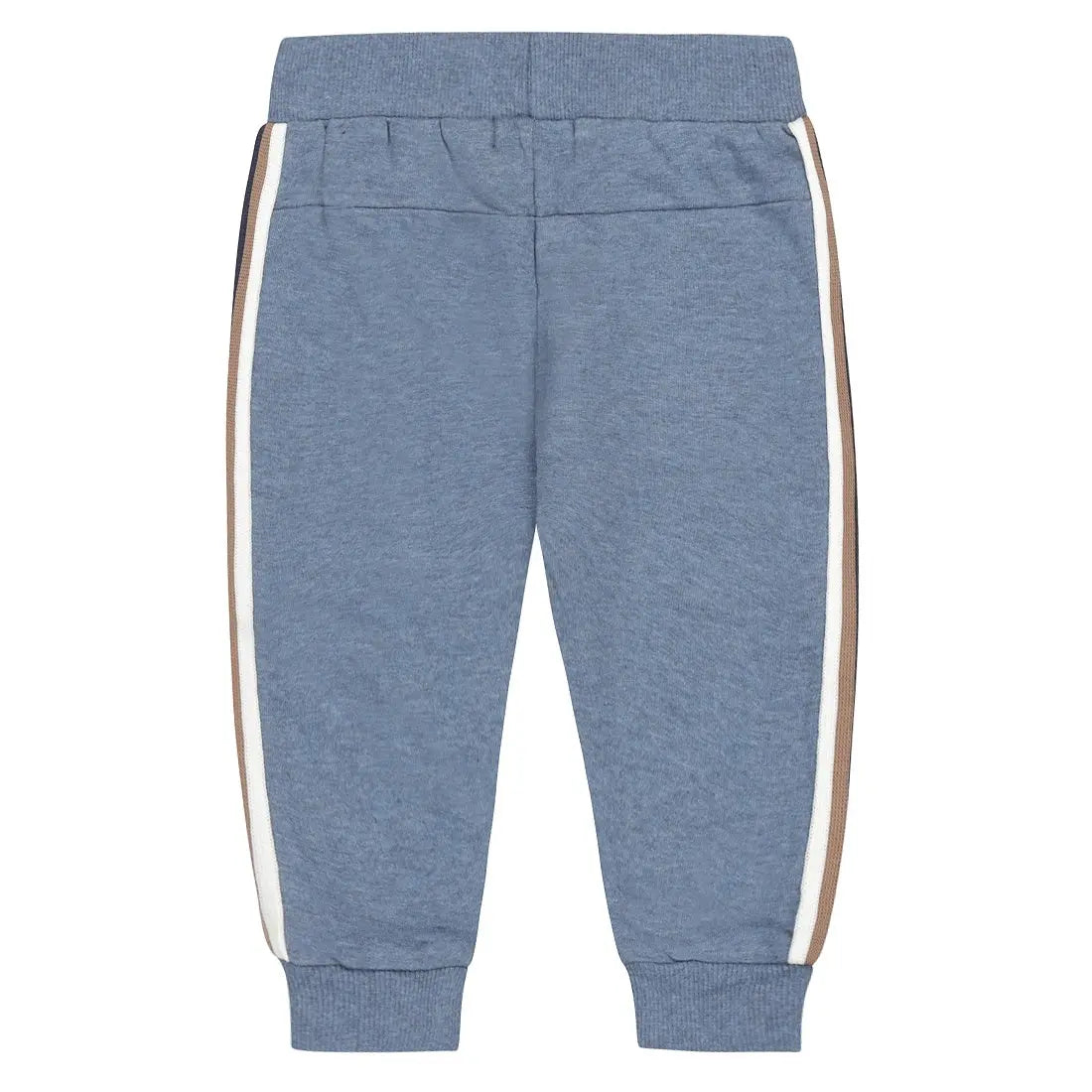 Baby Boys Jogger Pants Blue Melange | Dirkje - Dirkje