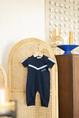 Baby Boys Romper Dark Blue | Dirkje - Jenni Kidz