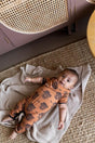 Baby Boys Suit Rust Brown Pirate Print | Dirkje - Jenni Kidz