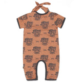 Baby Boys Suit Rust Brown Pirate Print | Dirkje - Jenni Kidz