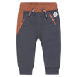 Baby Boys Sweatpants Dark Blue Brown | Dirkje - Dirkje