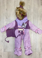 Baby Girls' Snowsuit 4 PCS Set - Lavender Mist | Blizz - Blizz