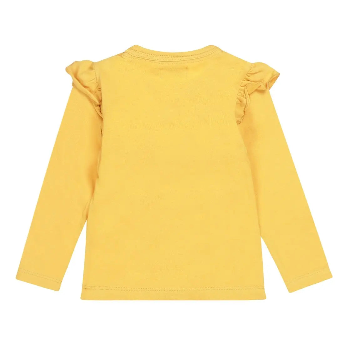 Baby Girls Shirt Yellow Rainbow | Dirkje - Dirkje