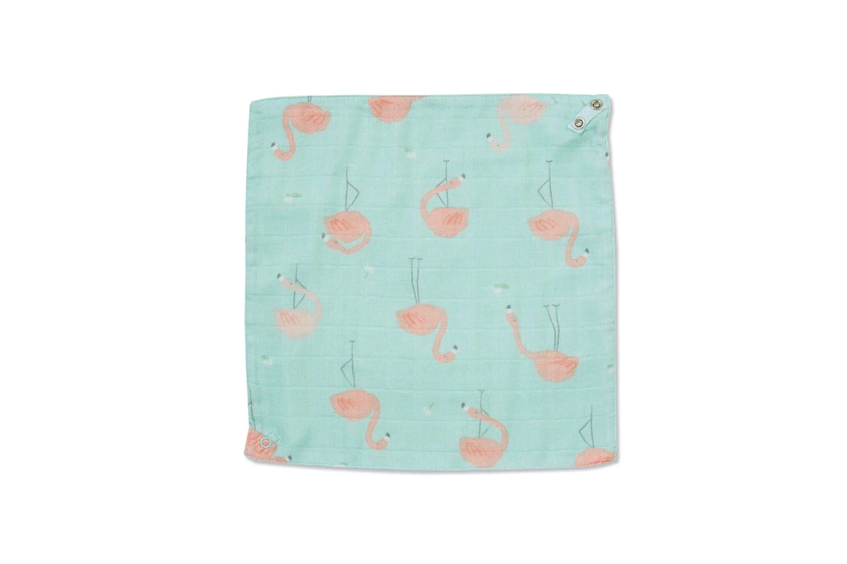 Bandana Bib in Flamingo | Angel Dear - Jenni Kidz