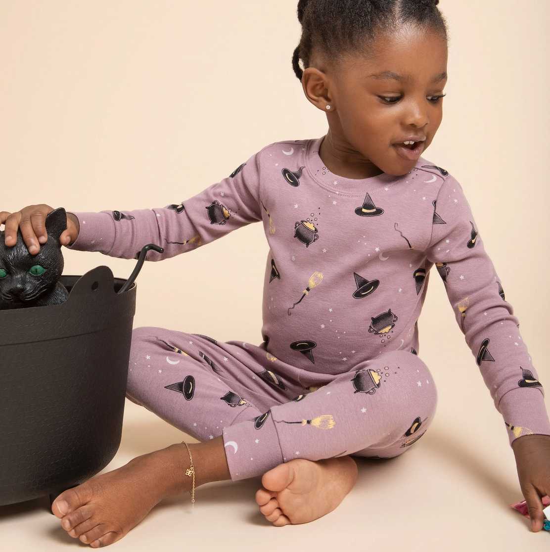 Bewitched Glow in Dark Pyjama Set | Petit Lem - Jenni Kidz