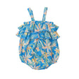 Boho Ruffle Bubble - Blue Island Floral | Angel Dear - Jenni Kidz