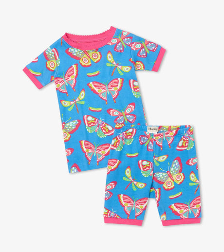 Botanical Butterflies Organic Cotton Short Pajama Set | Hatley - Jenni Kidz