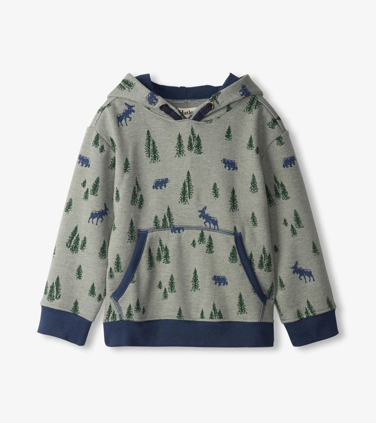 Boy Pine Forest Pull Over Hoodie | Hatley - Jenni Kidz