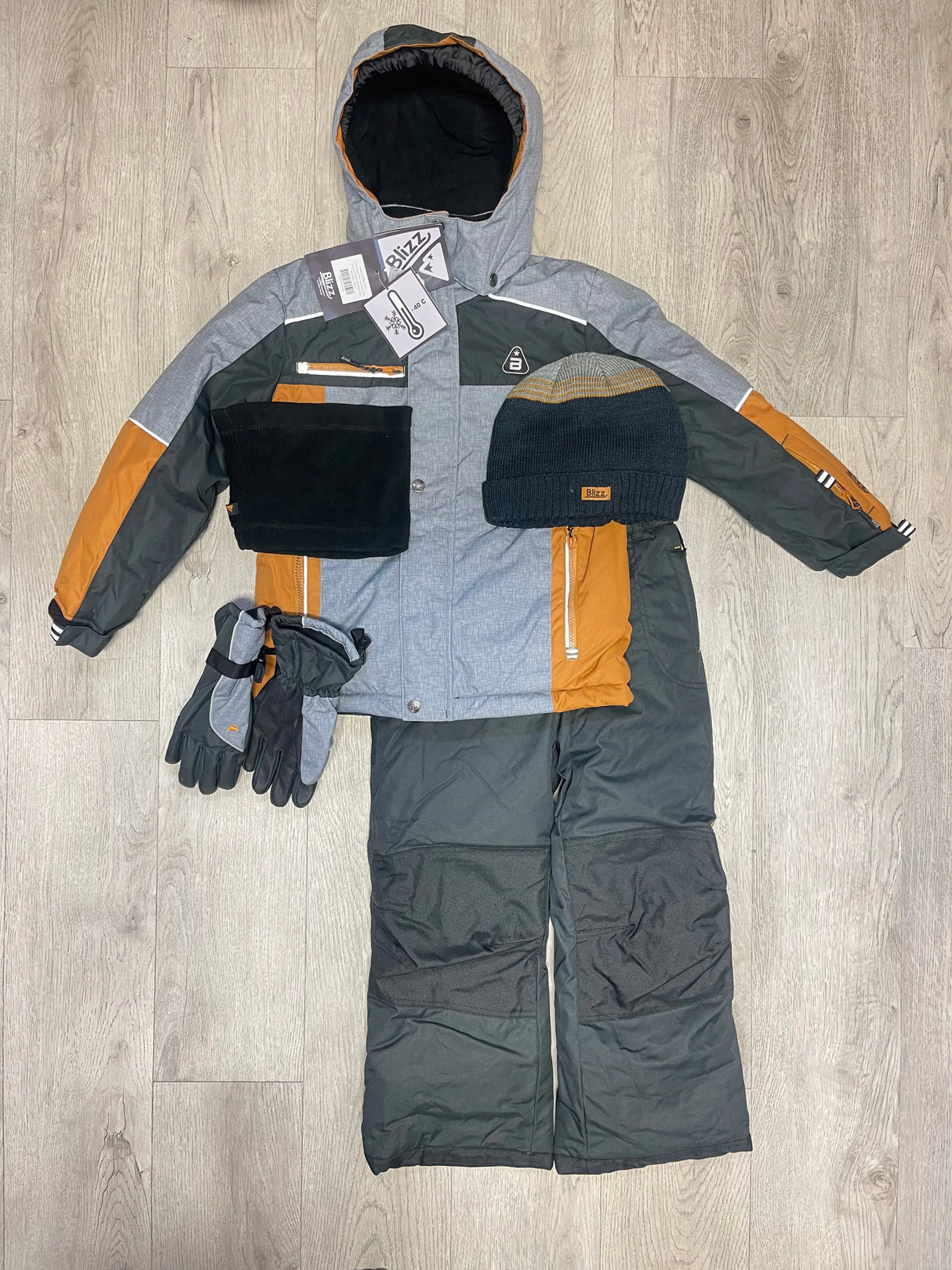 Boy's Snowsuit 5 PCS Set - Cathay Spice | Blizz - Blizz