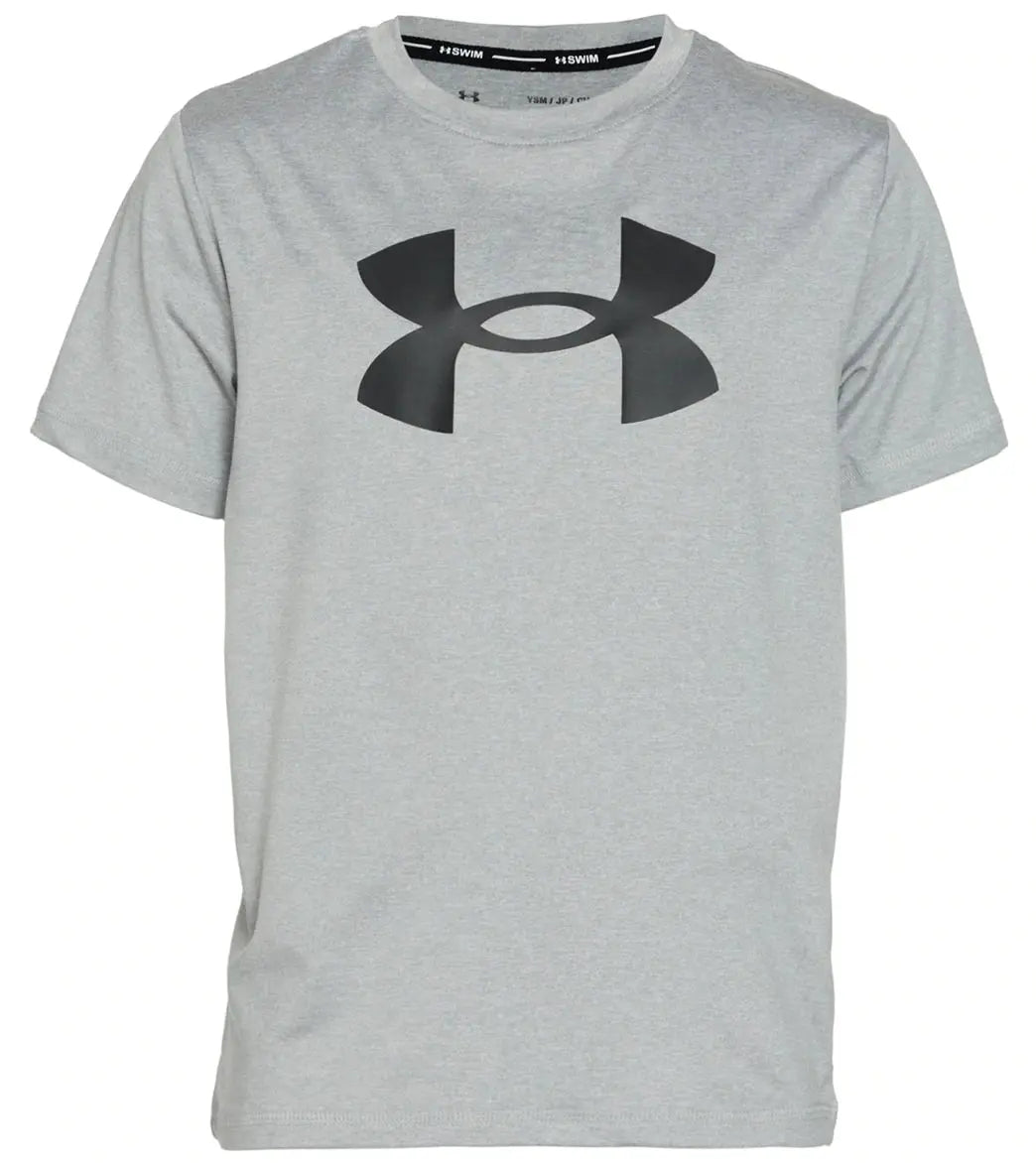 Boys' Short Sleeve Core Surf Shirt - Mod Gray | Under Armour - Jenni Kidz