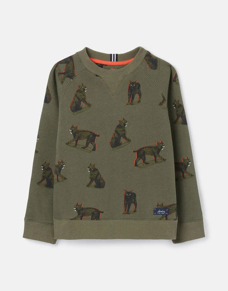 Boys' Ventura Printed Crew Neck Sweatshirt | Joules - Joules