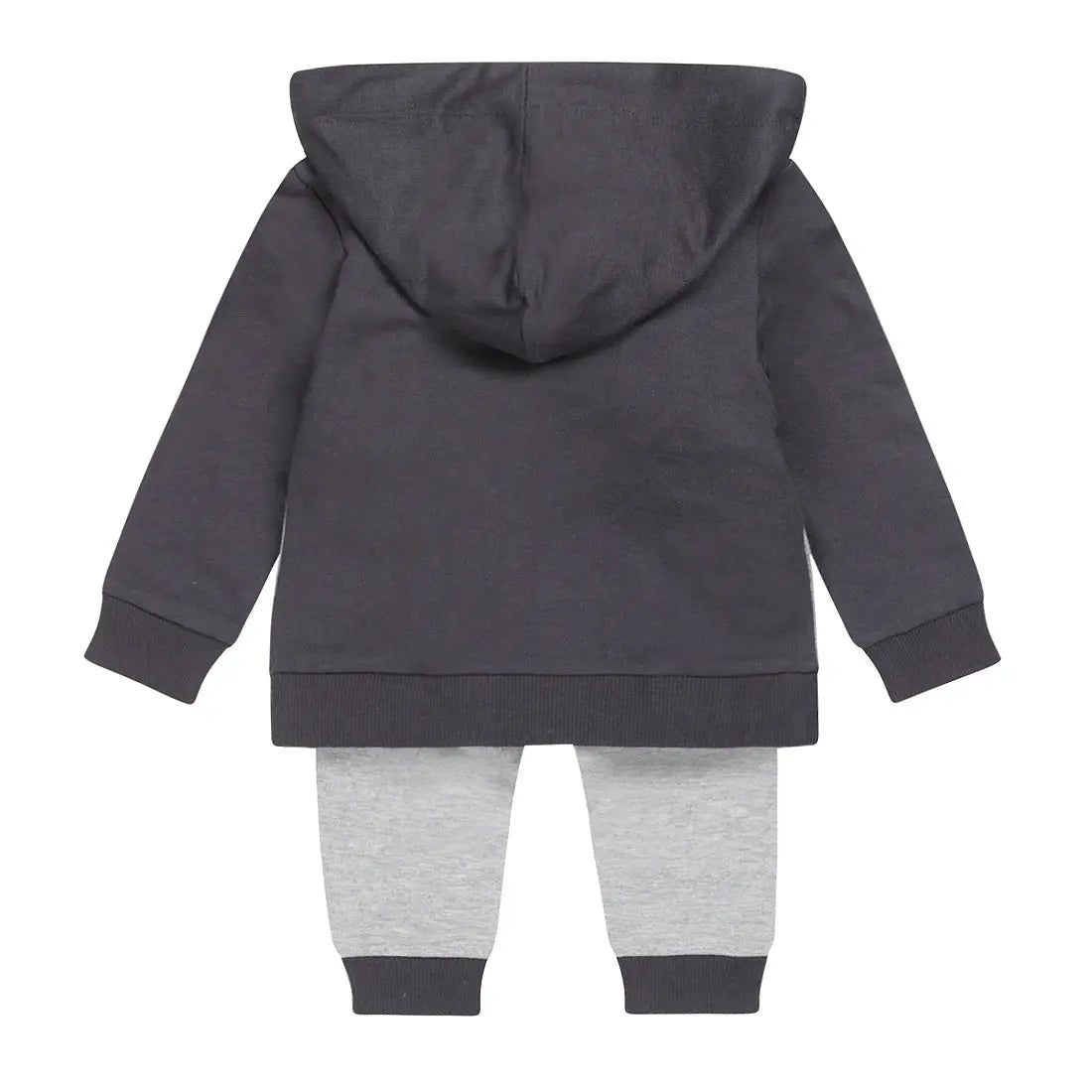 Boys Baby Set Cardigan, Shirt and Jogger Grey Blue | Dirkje - Dirkje