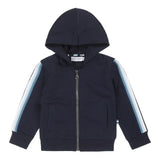 Boys Jacket With Zip and Hood Dark Blue | Dirkje - Jenni Kidz