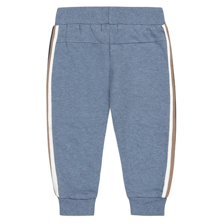 Boys Jogger Pants Blue Melange | Dirkje - Dirkje
