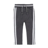 Boys Jogging Pant Dark Grey White | Dirkje - Jenni Kidz